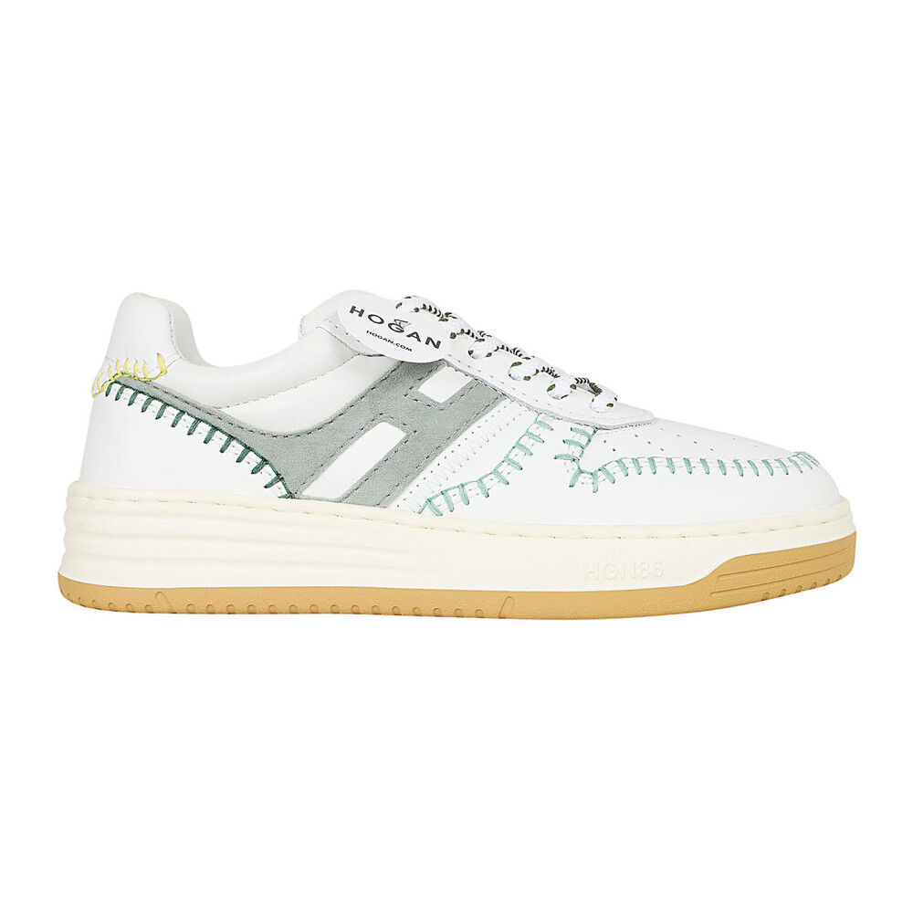 Sneakers in pelle bianca con dettaglio H Hogan Donna Miinto