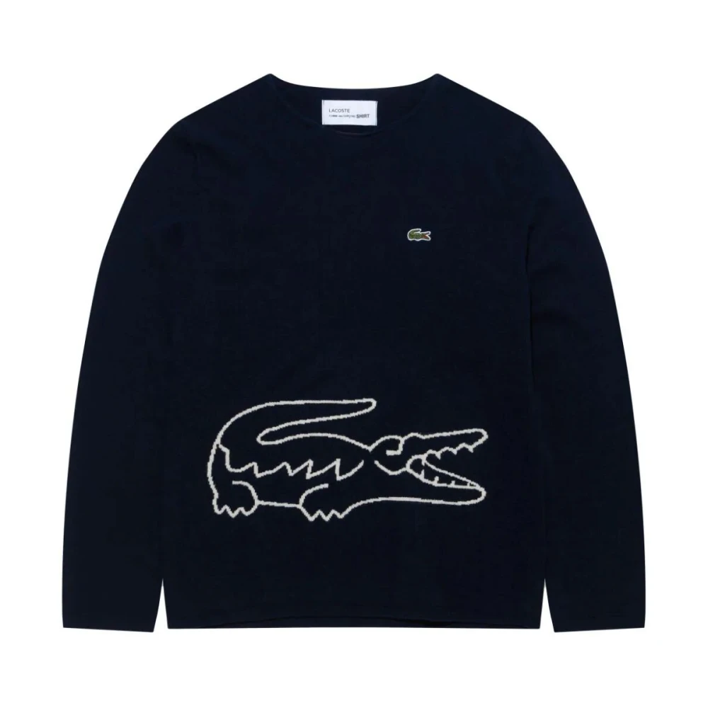 Comme des Garçons Blauwe Gebreide Trui Blue Heren