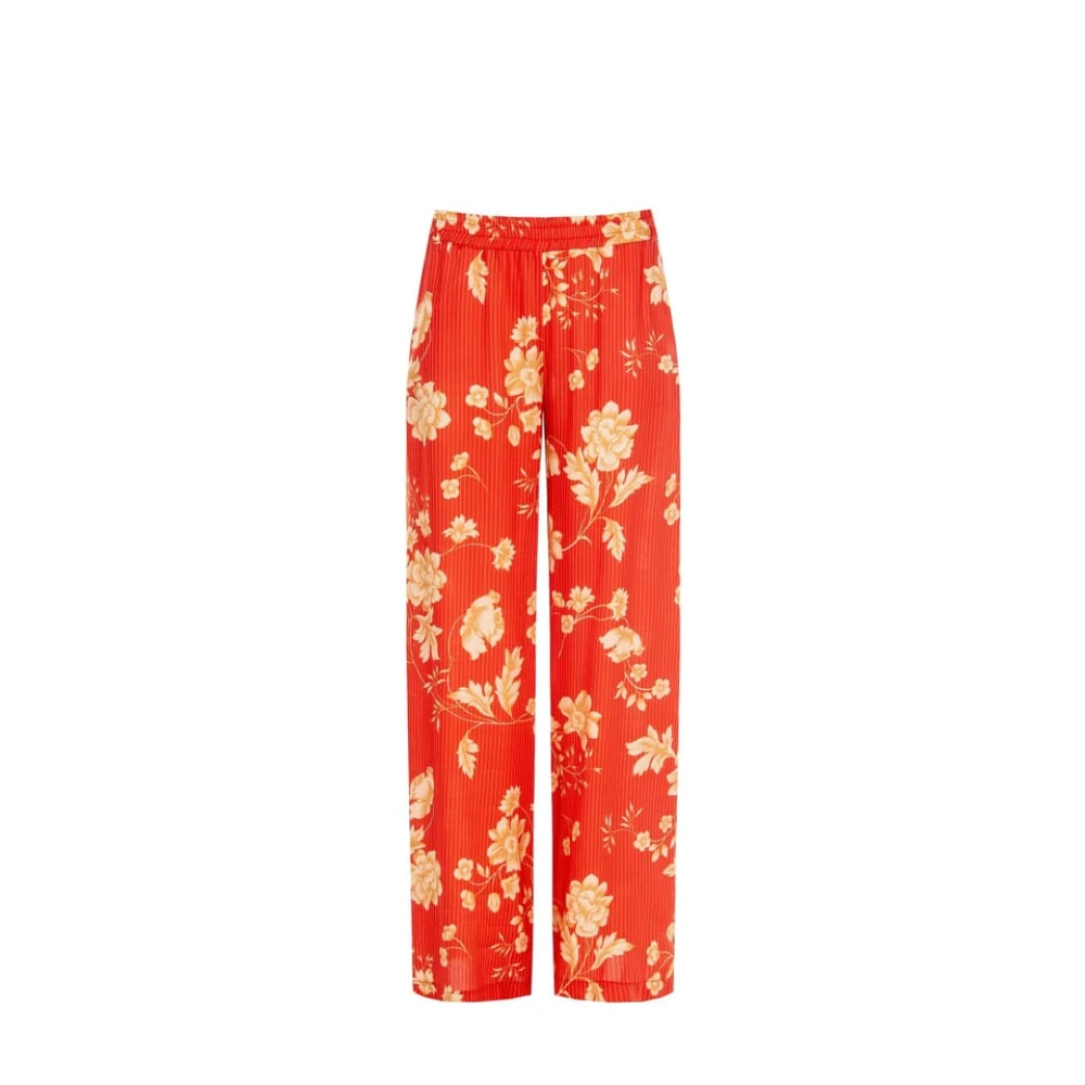RINASCIMENTO Floral Palazzo Broek Red Dames