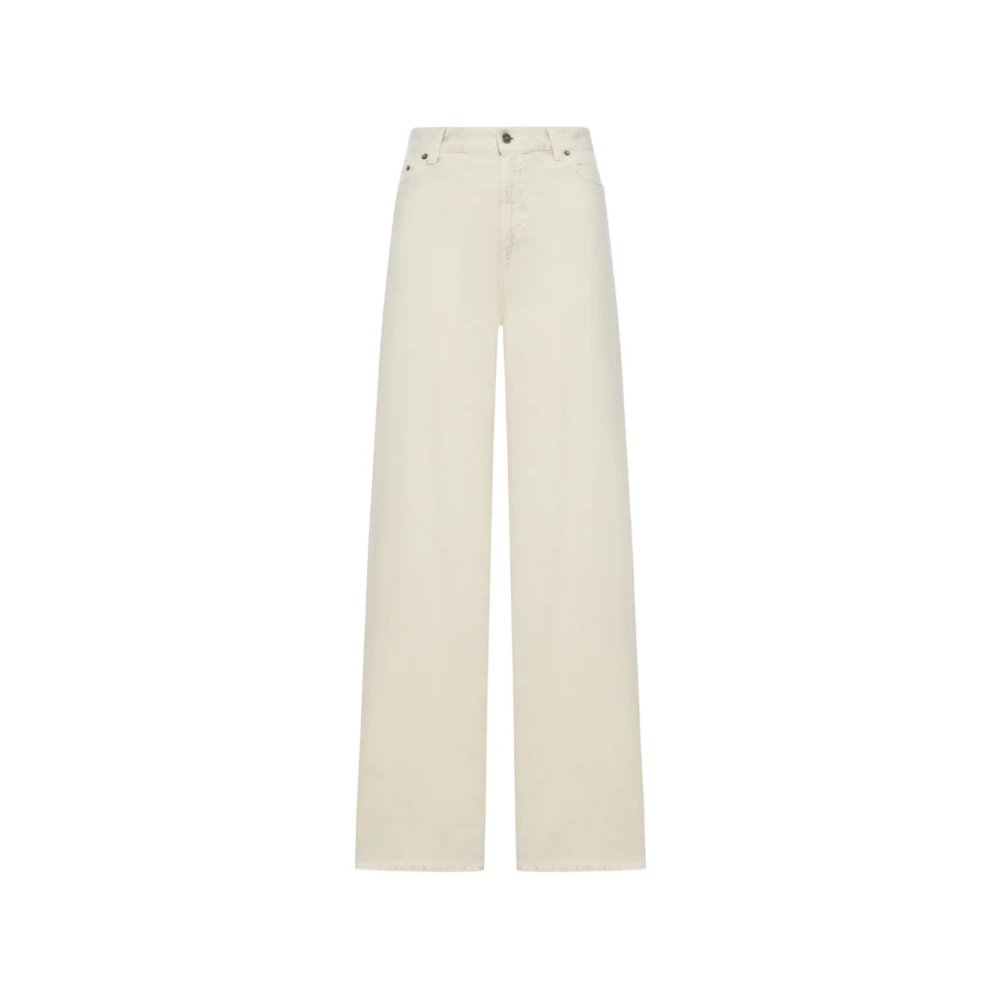 Golden Goose Women's Yellow Melody Boyfriend - Wide Jeans - W28 - Jeans