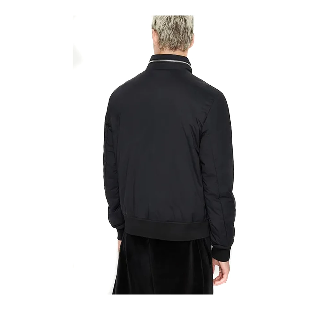 Armani Exchange Zwarte Shirt Jas Herenmode Black Heren