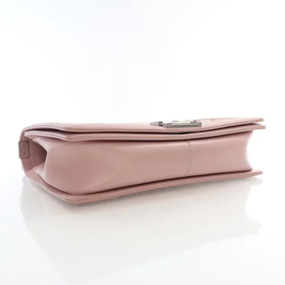 Chanel Vintage Pre-owned Leather chanel-bags Pink Dames
