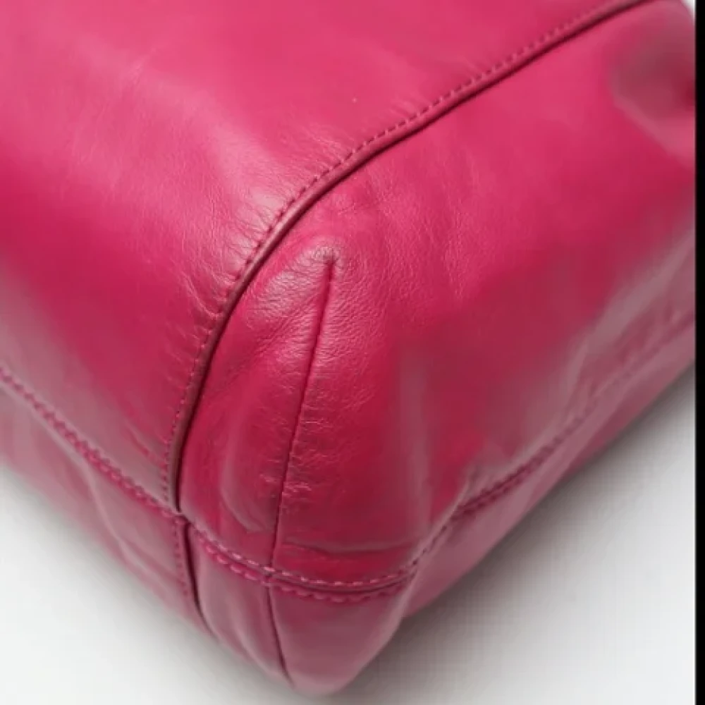 Coach Pre-owned Fabric shoulder-bags Pink Dames