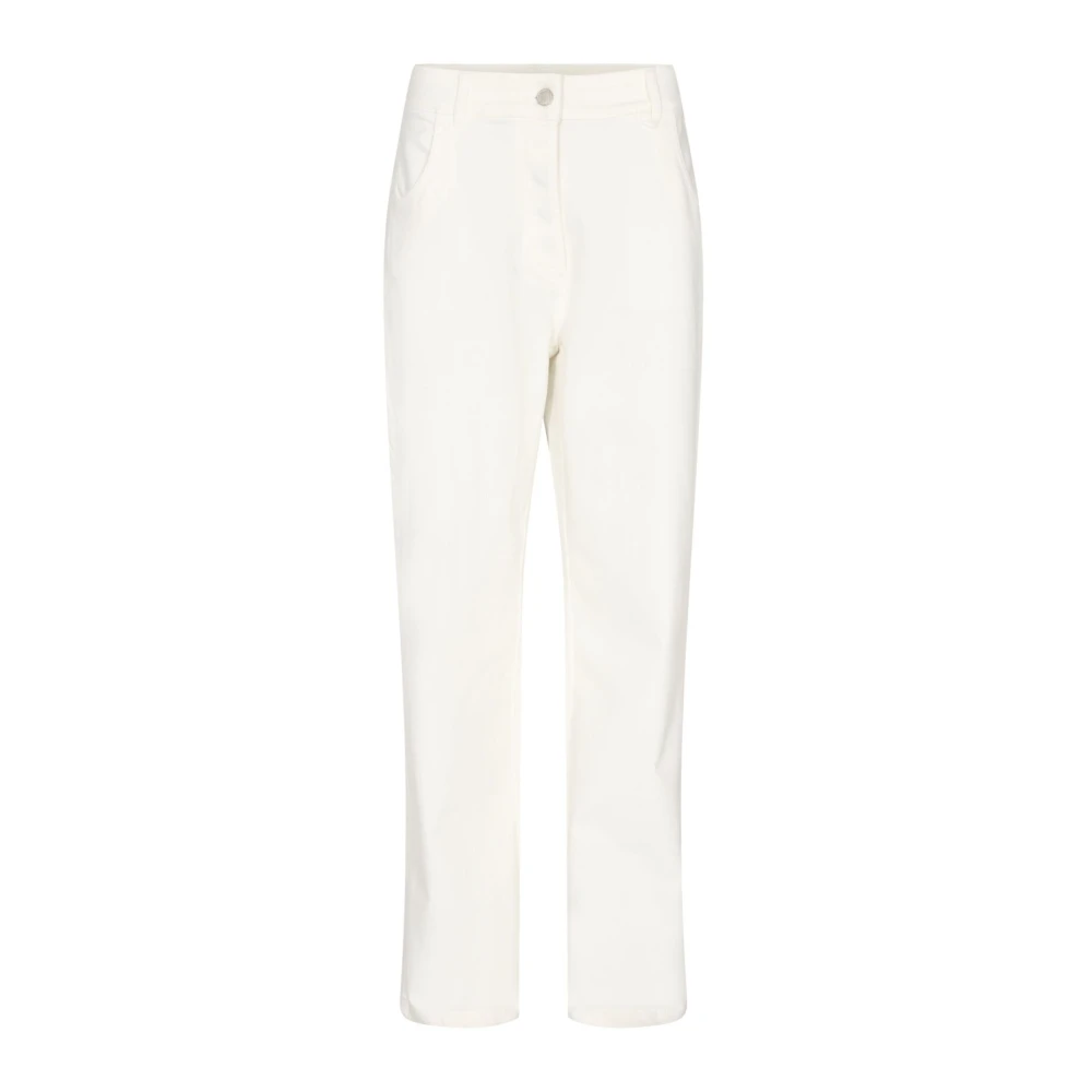 Levete Room Aurora 1 Jeans - Stiliga och bekväma straight byxor White, Dam