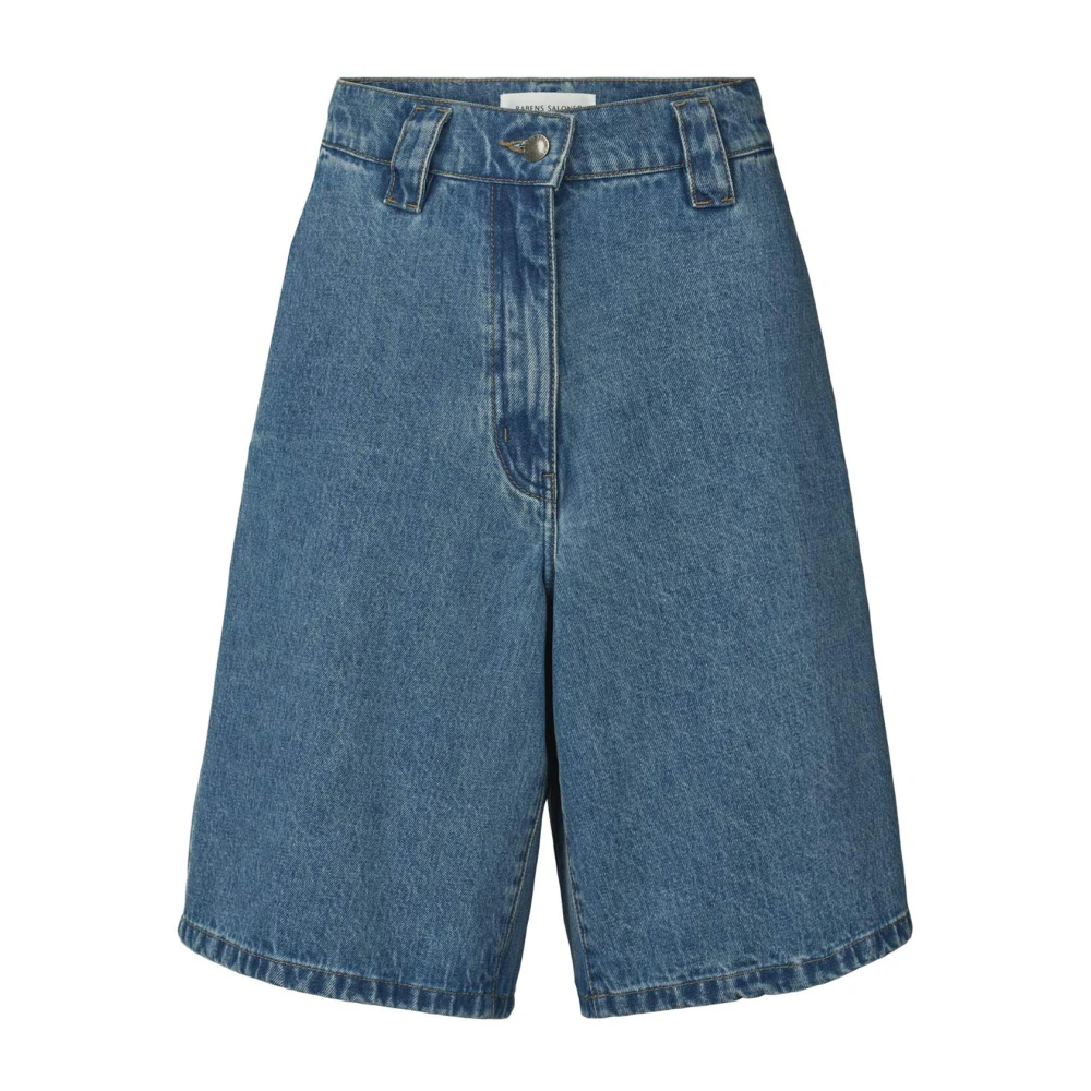 Rabens Saloner Blauwe Gewassen Raha Shorts & Knickers Blue Dames