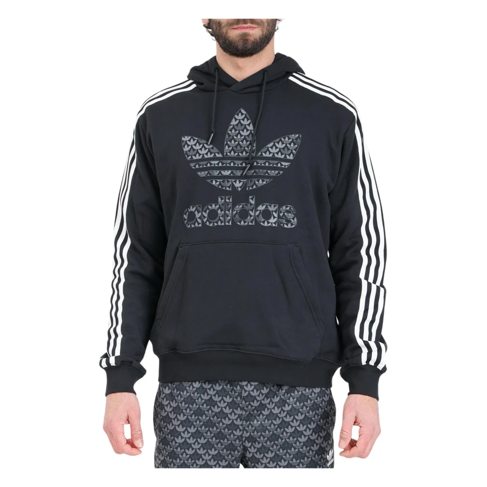 Adidas Katoenen trui Black Heren