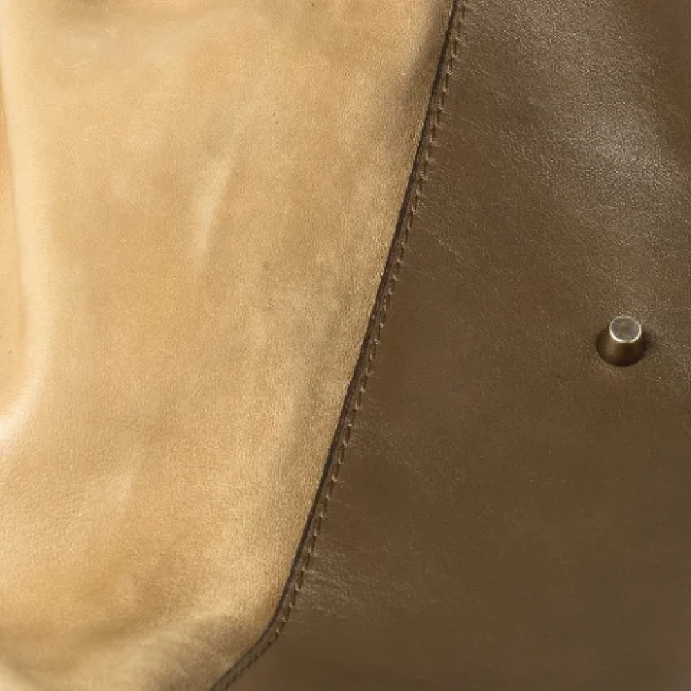 Burberry Vintage Pre-owned Leather handbags Brown Dames