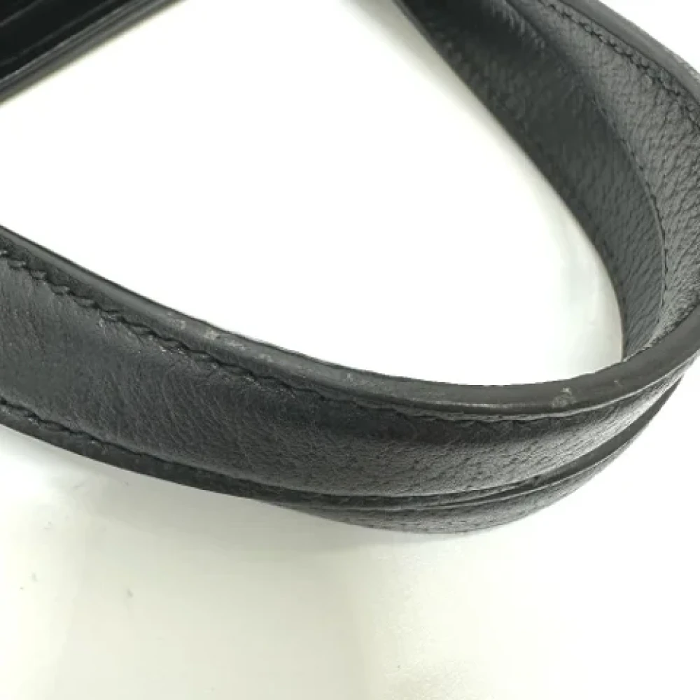 Gucci Vintage Pre-owned Leather totes Black Dames