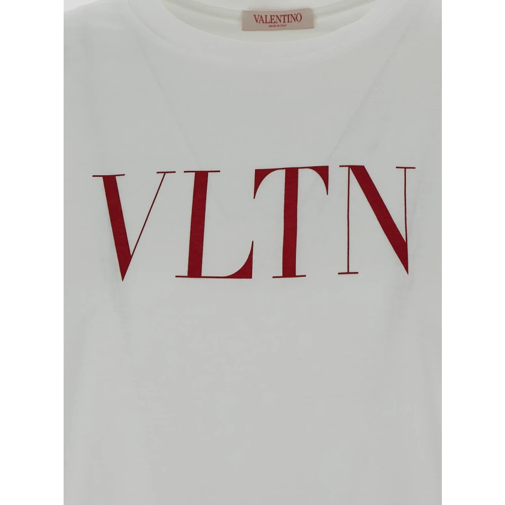 Valentino Stijlvolle Tee met Vltn Ontwerp White Heren
