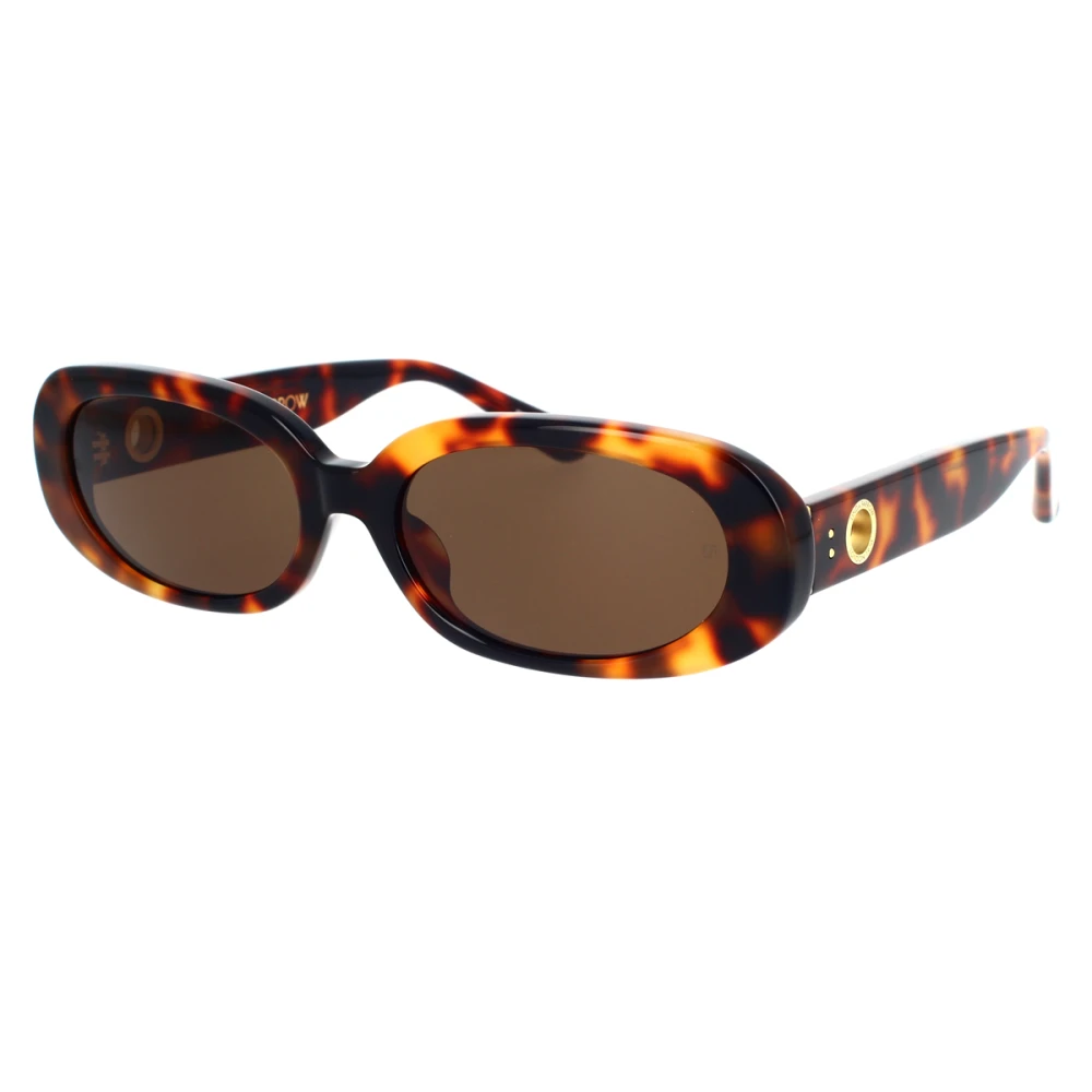 Chic 90-talls stil solbriller med Zeiss brune solide linser
