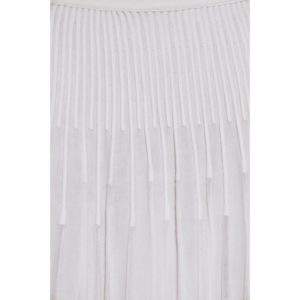 Alaïa Wollen rok White Dames