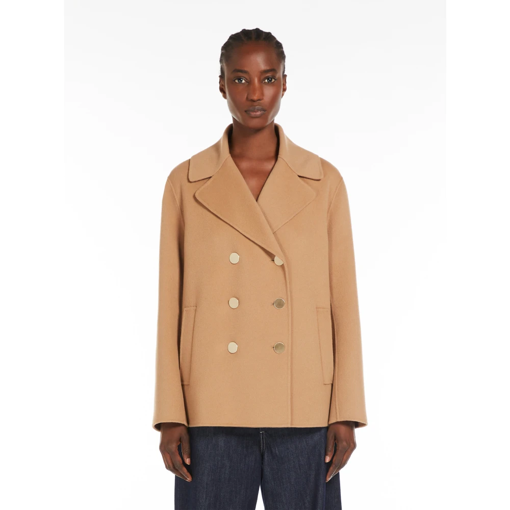 Max Mara Lente Camel Margot Stijlvolle Jurk Brown Dames