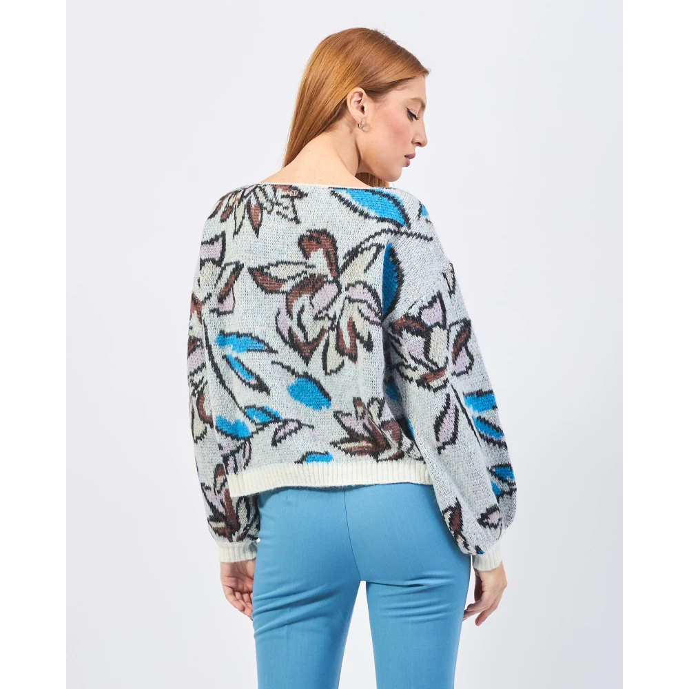 Gaudi Bloemen Jacquard Trui Multicolor Dames