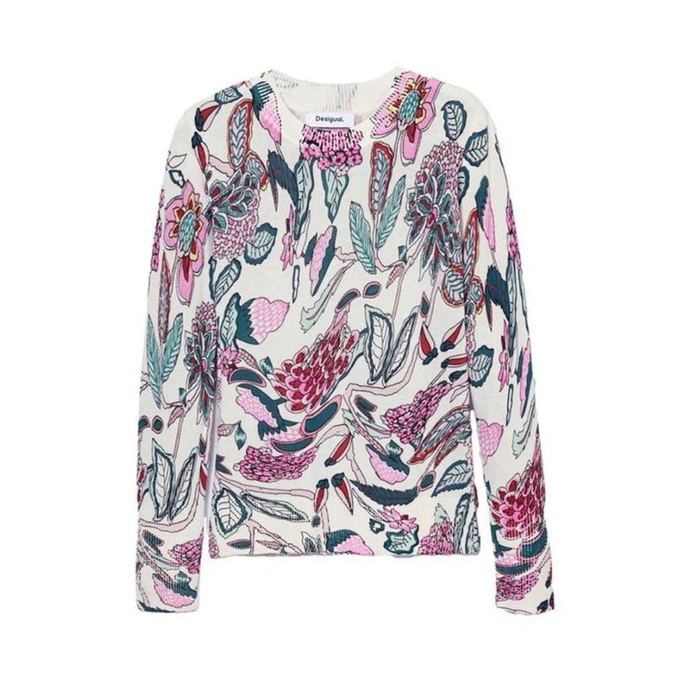 Desigual Gebreide top in viscosemix Multicolor Dames