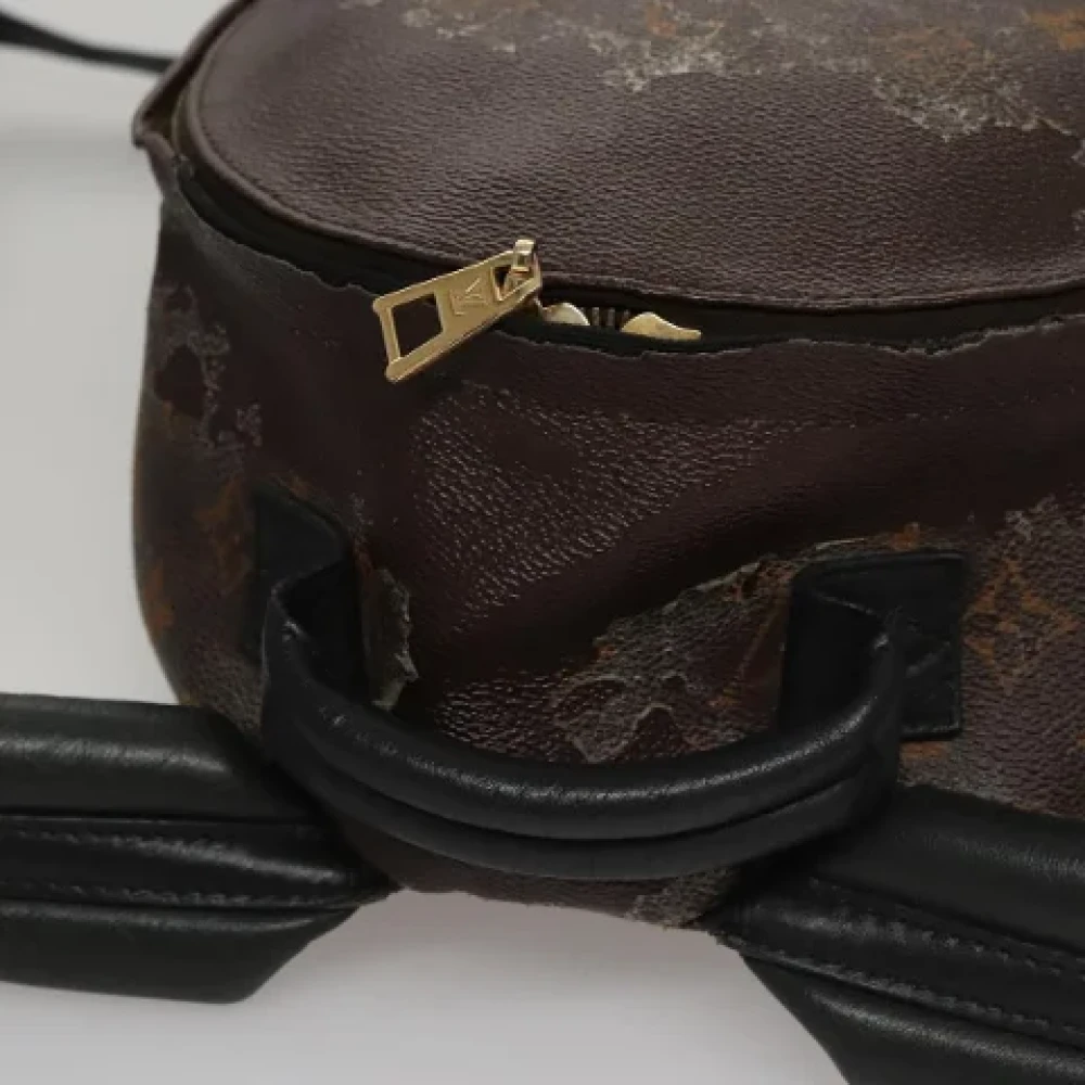 Louis Vuitton Vintage Pre-owned Canvas backpacks Brown Dames