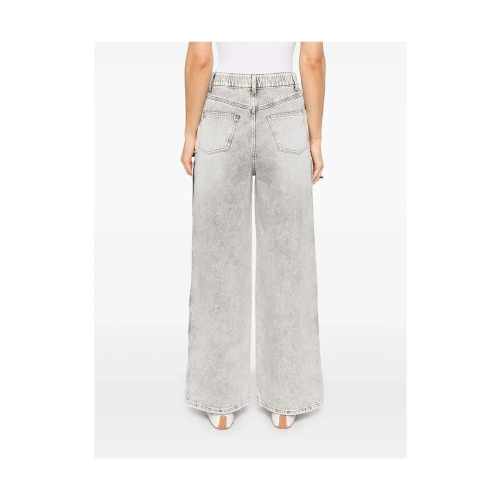 IRO Lichtgrijze Klassieke Vijf-Pocket Jeans Gray Dames