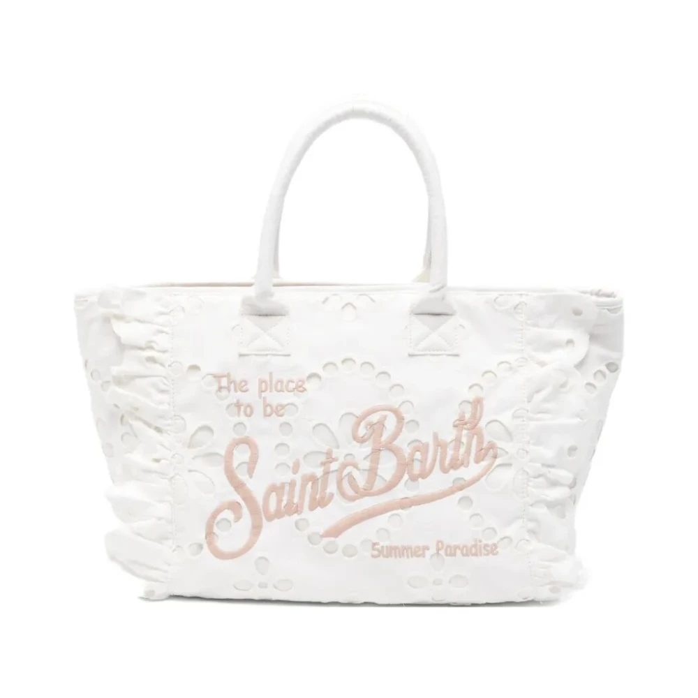 Mc2 Saint Barth Women's White Vanity Volant N - Shopping Bags - One Size - Bags