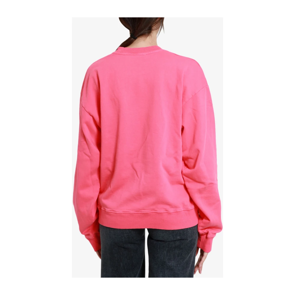 Philosophy di Lorenzo Serafini Fuchsia Katoenen Crew-neck Sweatshirt Pink Dames