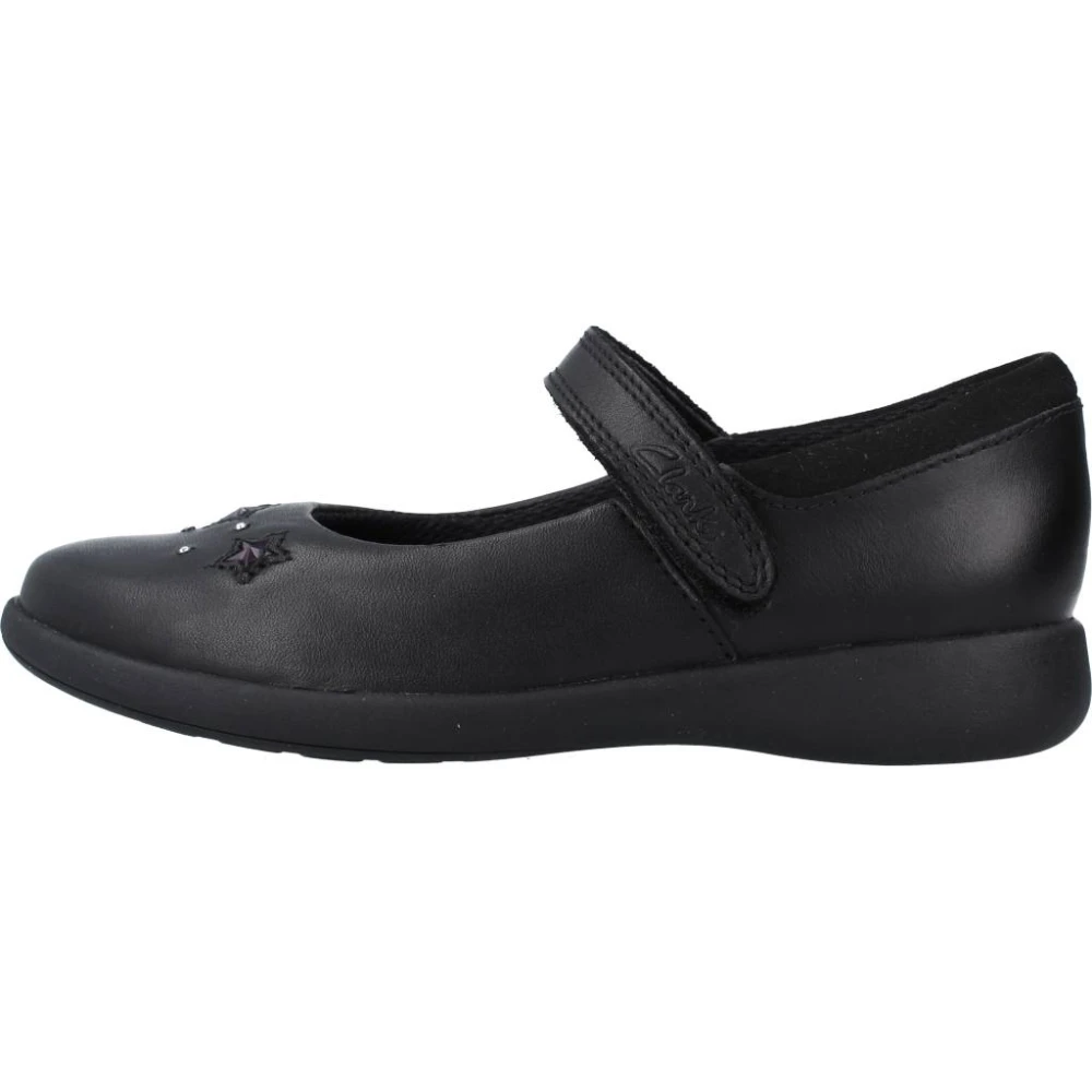 Clarks Loafers Black, Flicka