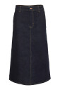 jupe-trapeze-en-denim-fonce