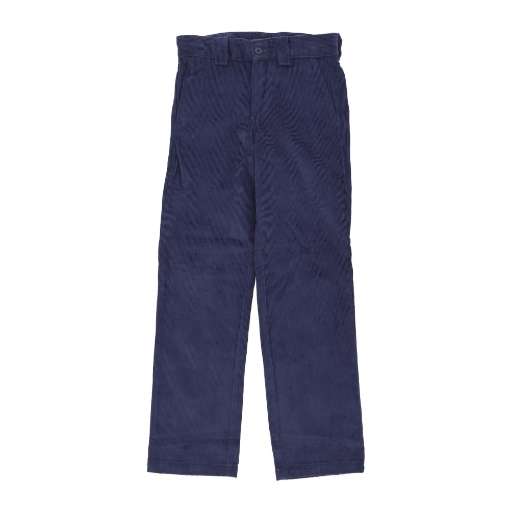 Dickies Donkerblauwe Fluwelen Lange Broek Blue Heren