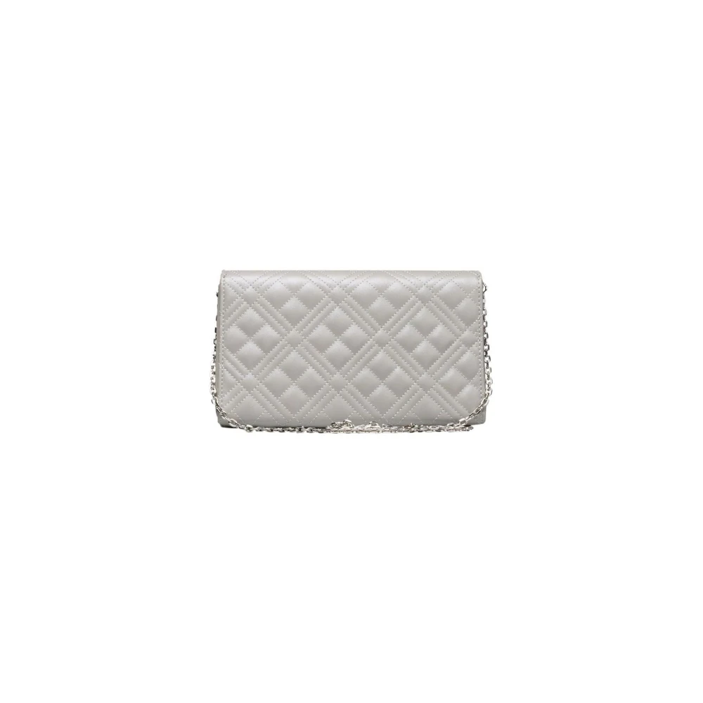 Love Moschino Crossbody-tas met kettingsluiting Gray Dames