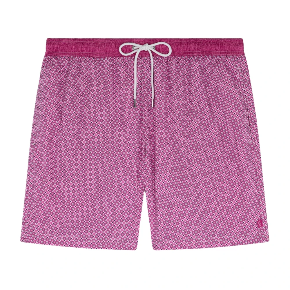 PAUL & SHARK Fantasie Print Boxershorts Zwemkleding Model Pink Heren