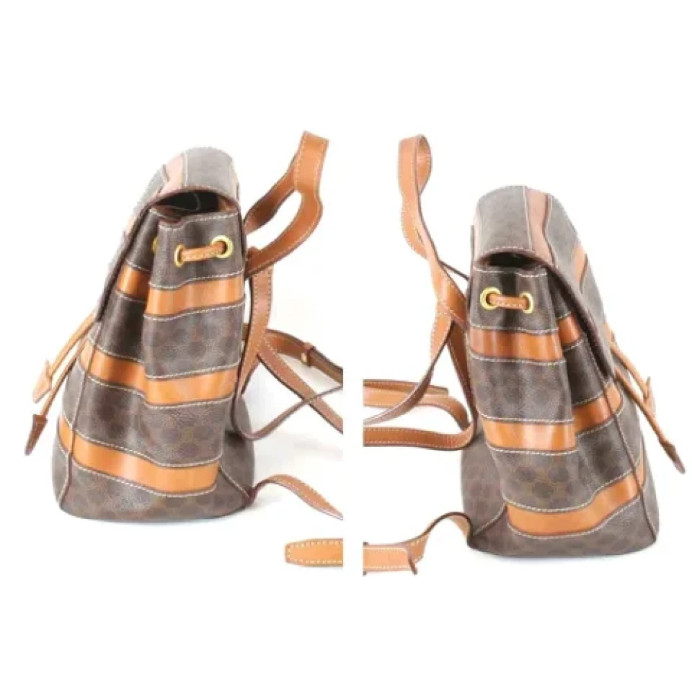 Celine Vintage Pre-owned Leather celine-bags Brown Dames