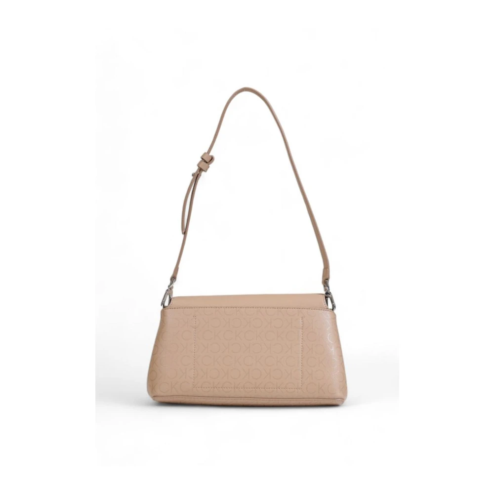 Calvin Klein Beige Polyester Handtas Dames Collectie Beige Dames