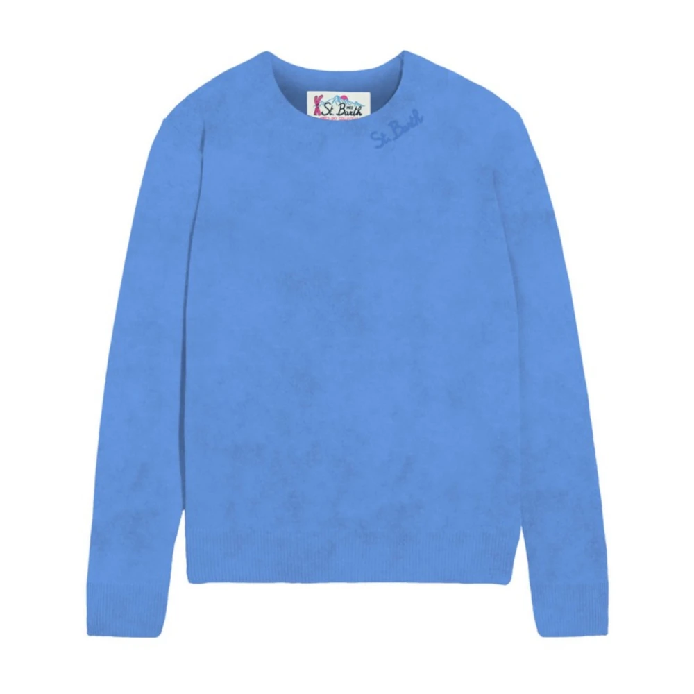 MC2 Saint Barth Blauwe Sweaters voor Mannen Blue Dames