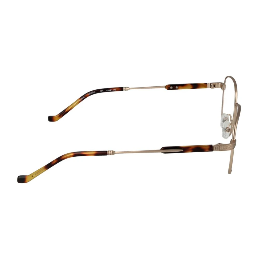 Hackett Gouden Metalen Optische Frames met Blauw Filter Gray Heren