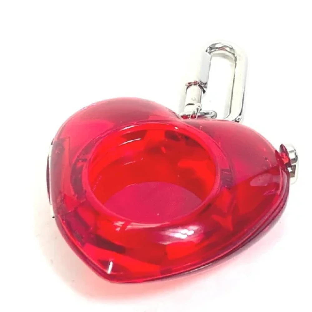 Louis Vuitton Vintage Pre-owned Plastic key-holders Red Dames