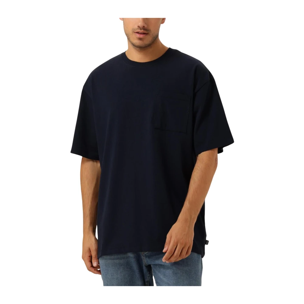 Scotch & Soda Casual Crosses Loose Fit Zak T-shirt Blue Heren