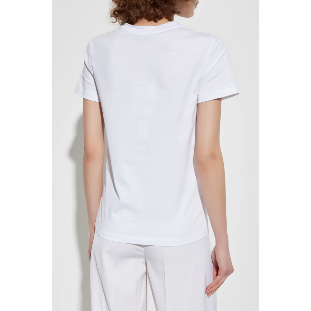 Max Mara T-shirt met zak White Dames