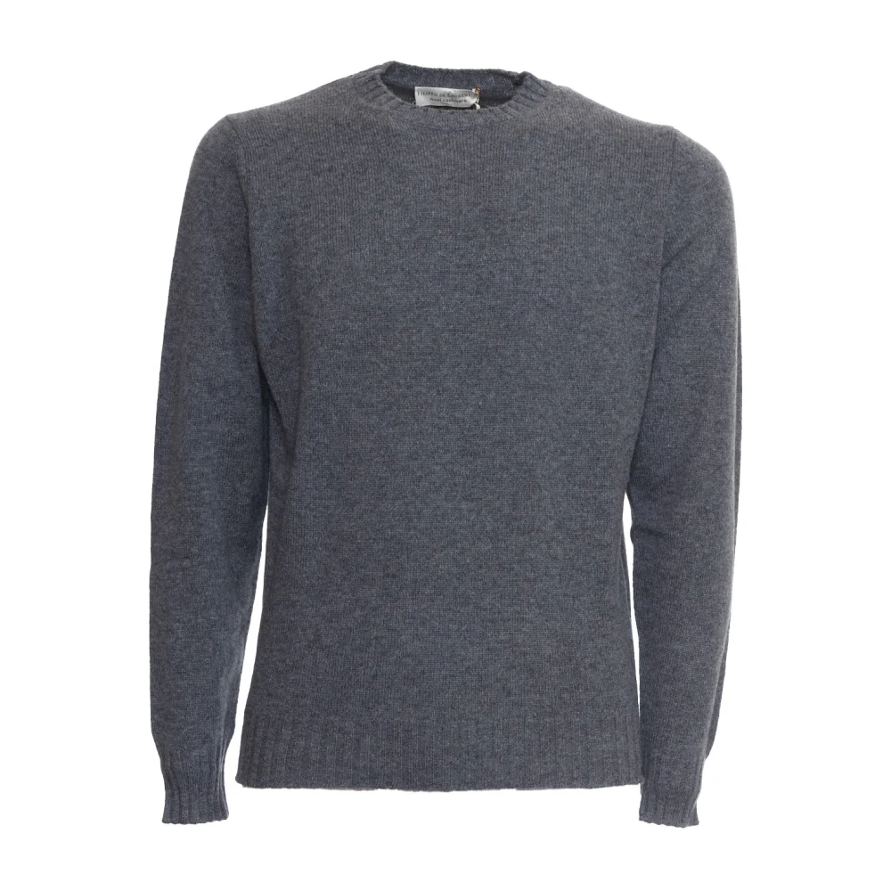 Filippo De Laurentiis Grijze Gebreide Kleding voor Heren Aw23 Gray Heren