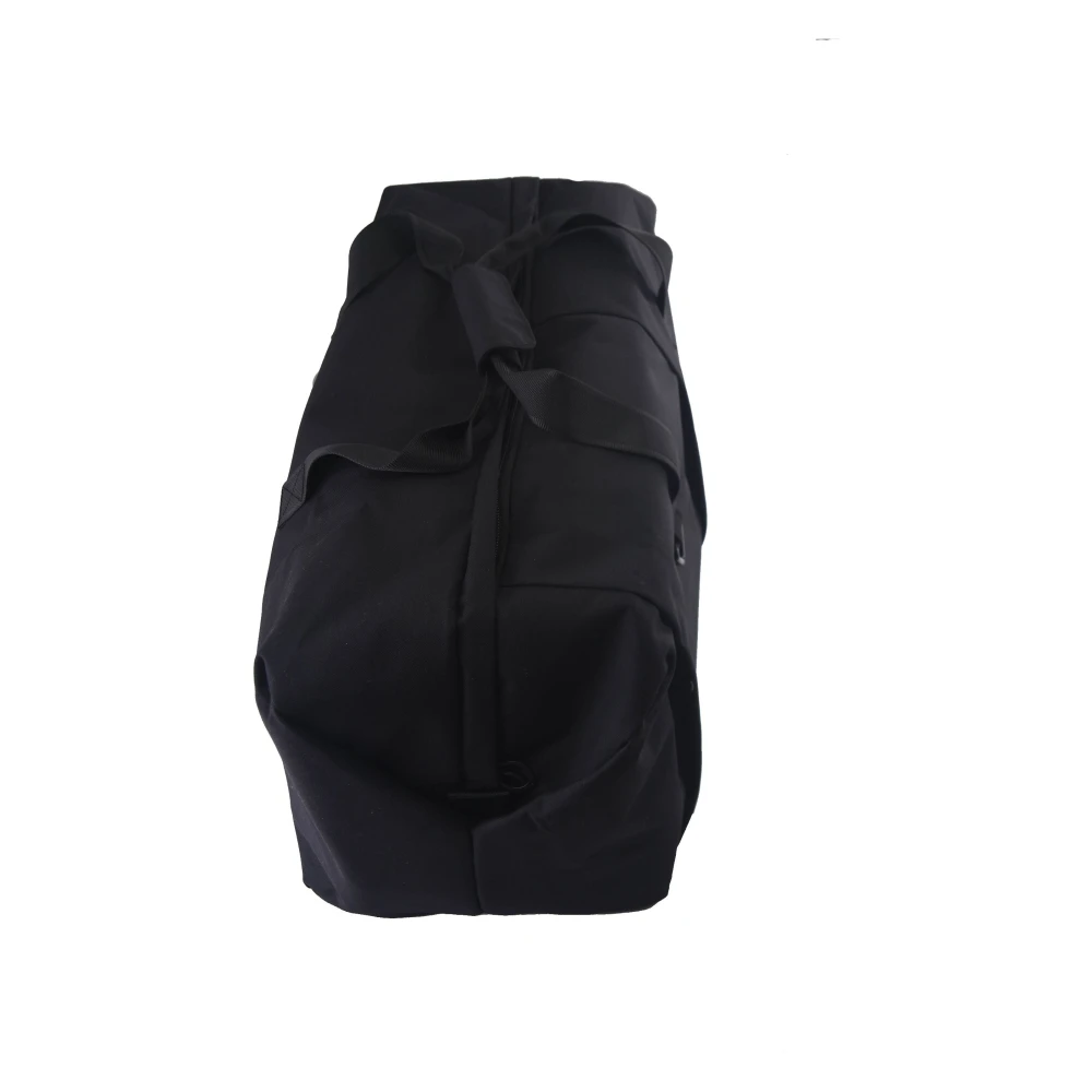K-way Kleurrijke Nylon Schoudertas met Verstelbare Sluiting Black Unisex