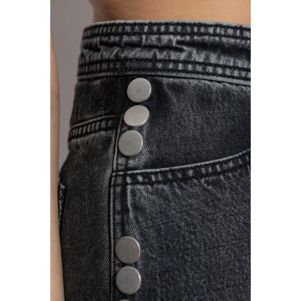 Gestuz Denim rok Zuva Gray Dames