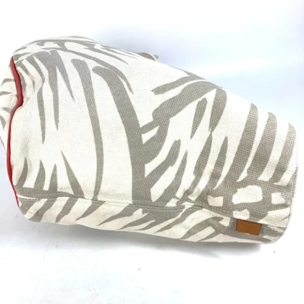 Hermès Vintage Pre-owned Fabric shoulder-bags Beige Dames