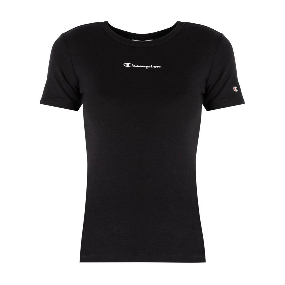 Champion Minimalistische Elegante T-shirt Black Dames