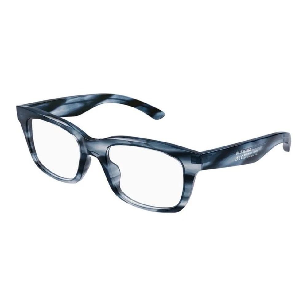 Balenciaga Blue Squared Optical Frame - Male - Glasses - 54 Mm - Accessories