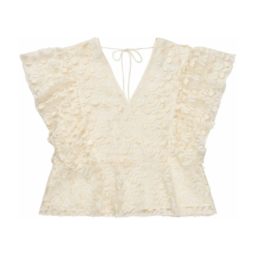 Munthe Women's Beige Blouses, Xs, Blouse