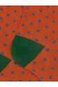 chaussettes-longues-en-coton-orange-a-pois-pour-hommes