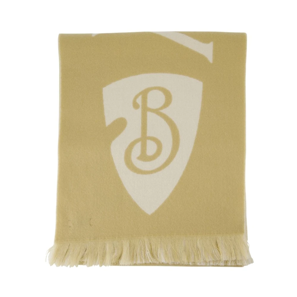 Burberry Unisex Logo Wool Scarf