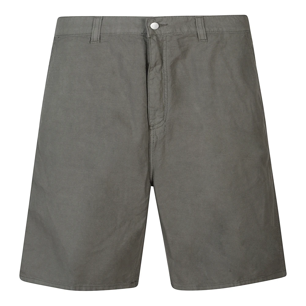 Carhartt Wip Men's Green Casual Shorts, M, Cotton Bermuda Shorts