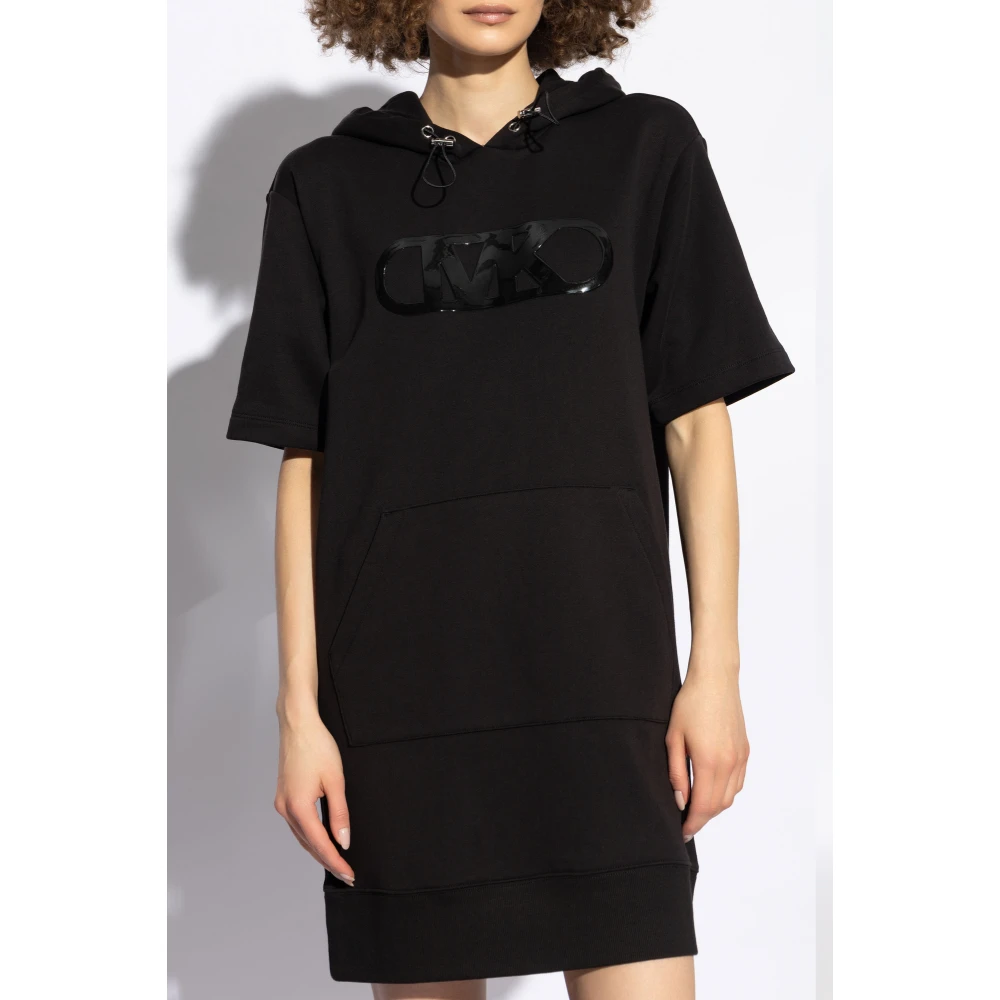 Michael Kors Jurk met Logo Black Dames