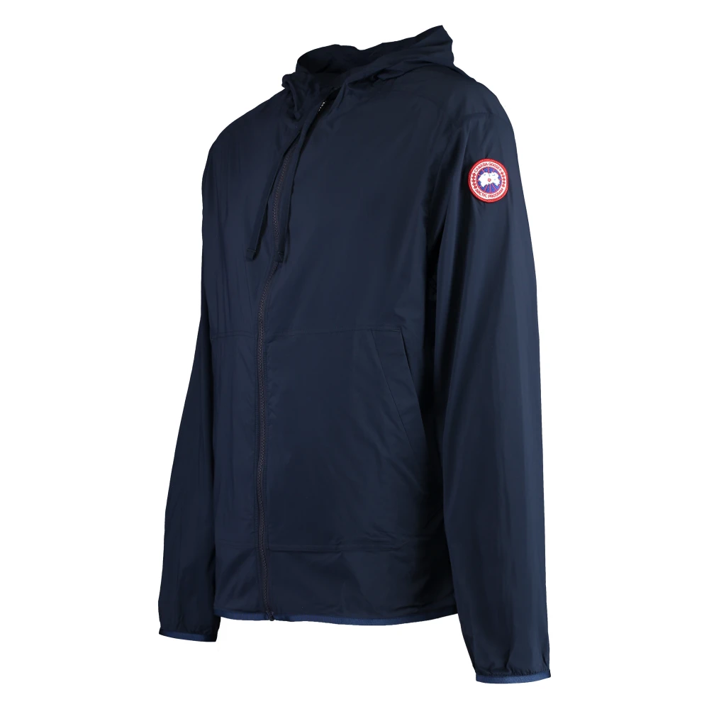 Canada Goose Winddichte Hoodie met Ritszakken Blue Heren
