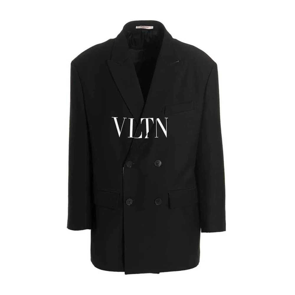 Valentino Blazers, Male, Xl, Blazer Jacket Black