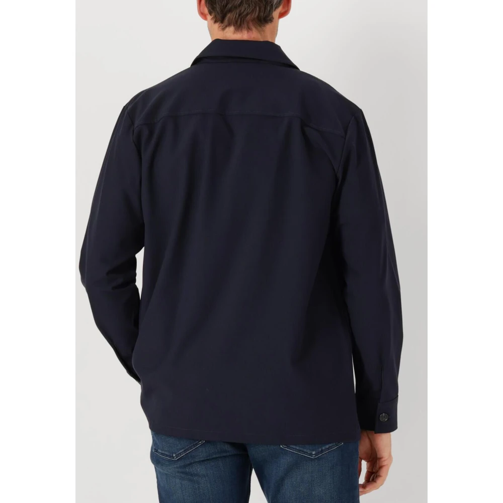 Matinique Navy Overshirt voor Heren Black Heren