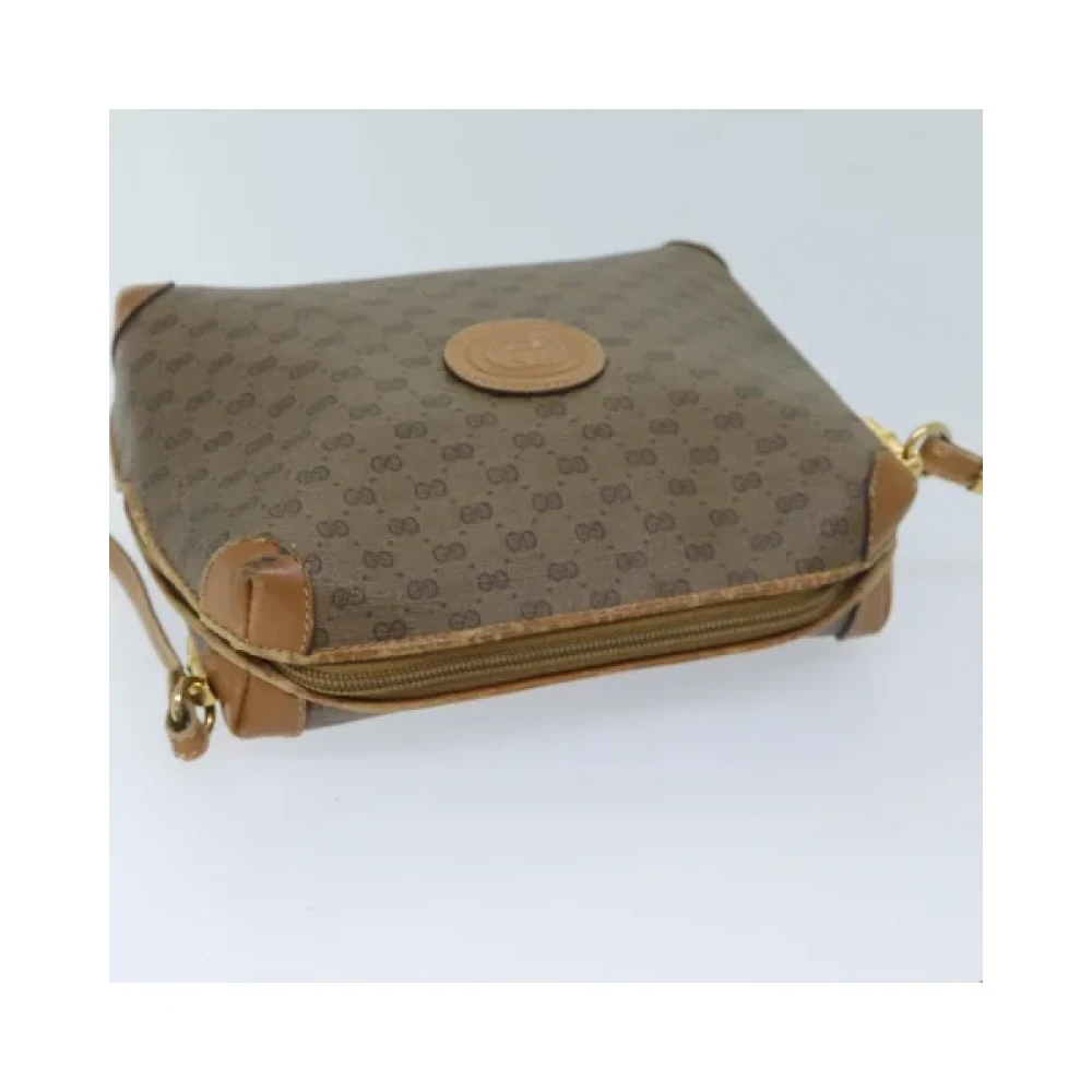 Gucci Vintage Pre-owned Canvas gucci-bags Beige Dames