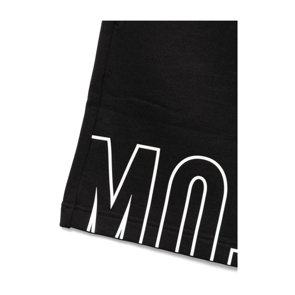 Moschino Zwarte Bermuda Shorts Black Heren